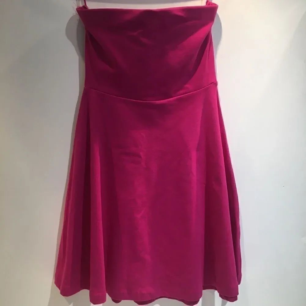 Express Pink Strapless Mini Dress - Size XS